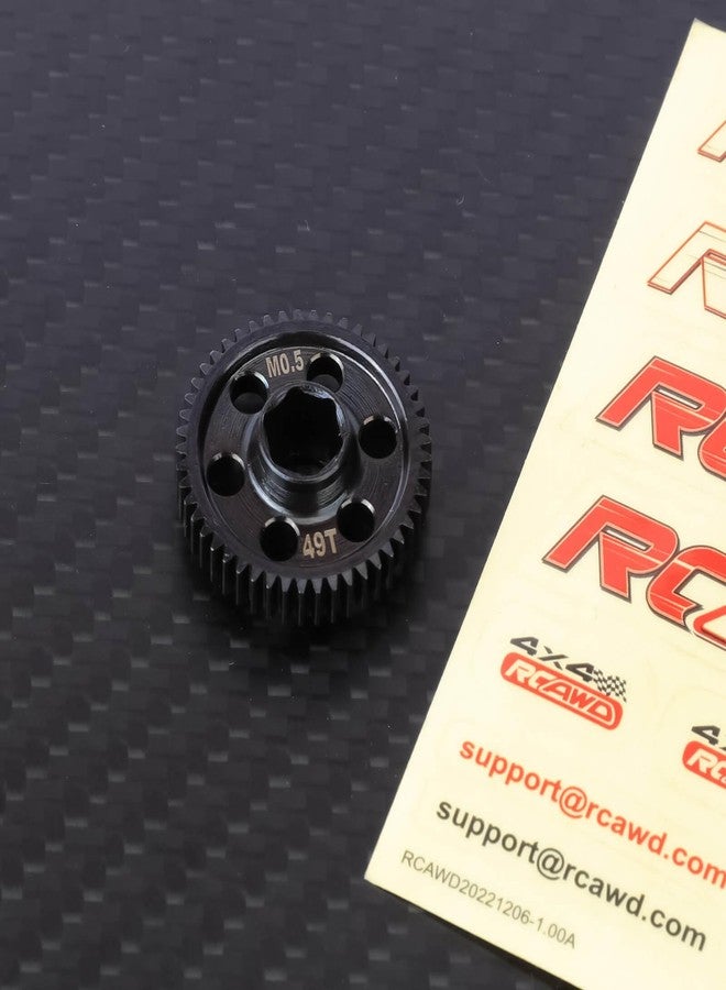 RCAWD 40CrMo 49T Spur Gear 0.5 Mod, 60% Strength Upgrade, Motor Gear for ARRMA Typhon Granite Mojave Grom & Losi n - Image 5